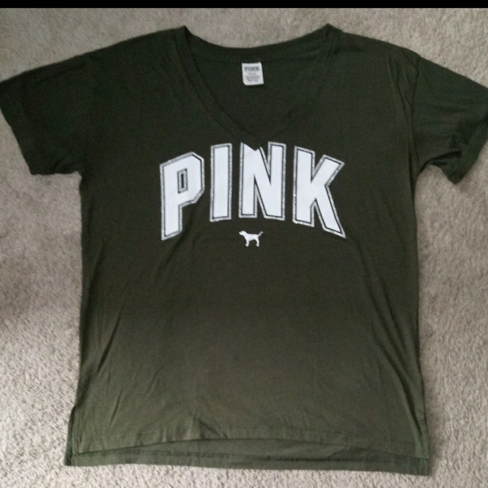 PINK Vneck tee